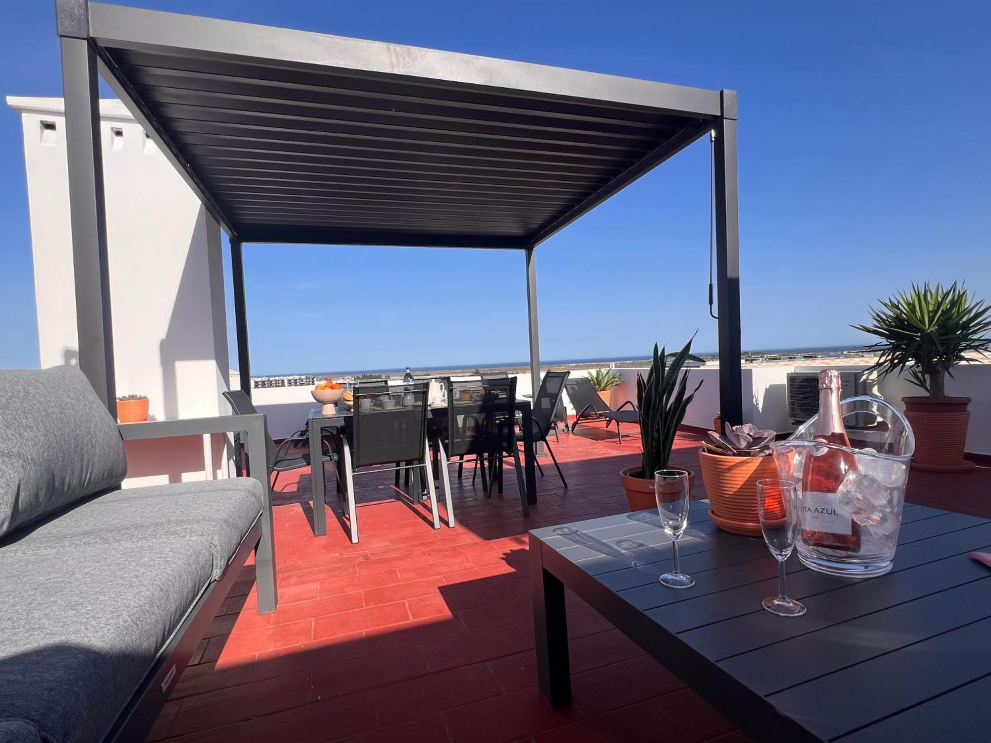 Green Apartment In Tavira Garden Exterior photo
